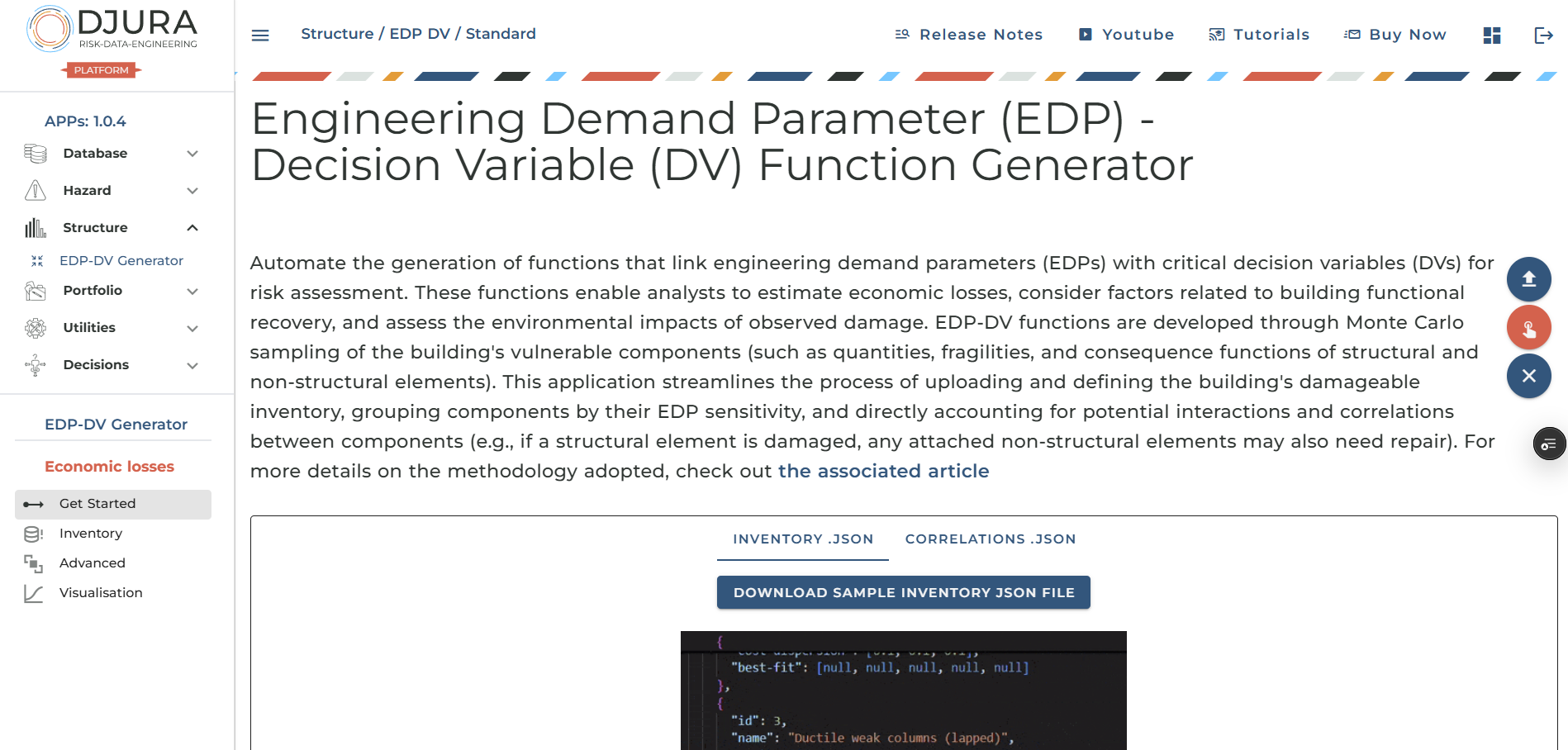 engineering demand parameter vs decision variable generator