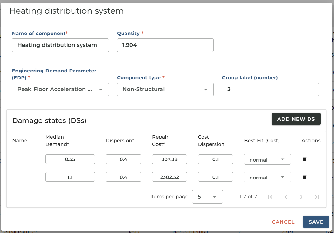 new damageable component input