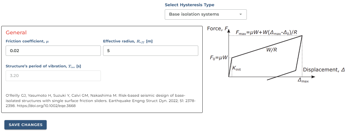 Base isolation systems input